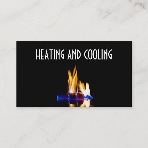 Heating and Air Conditioning Business Card