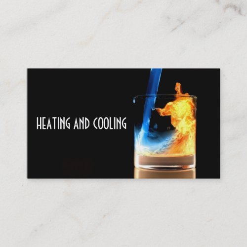 Heating and Air Conditioning Business Card