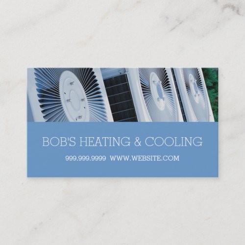 Heating and Air Conditioning Business Card