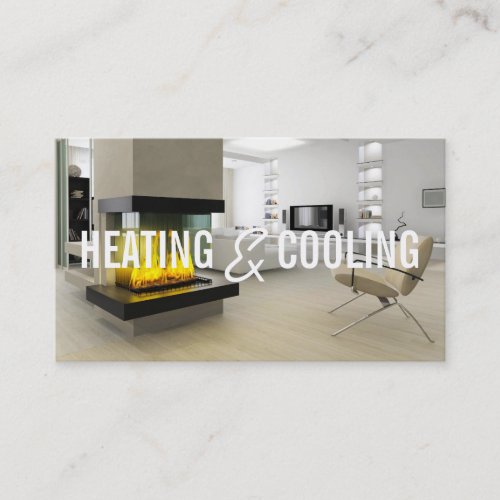 Heating and Air Conditioning Business Card