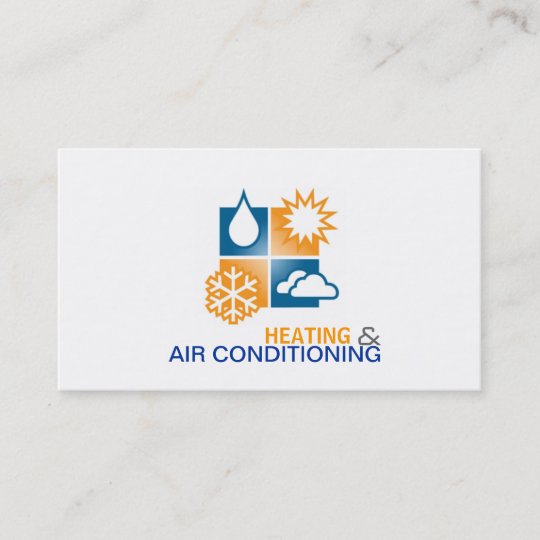 Heating and Air Conditioning Business Card
