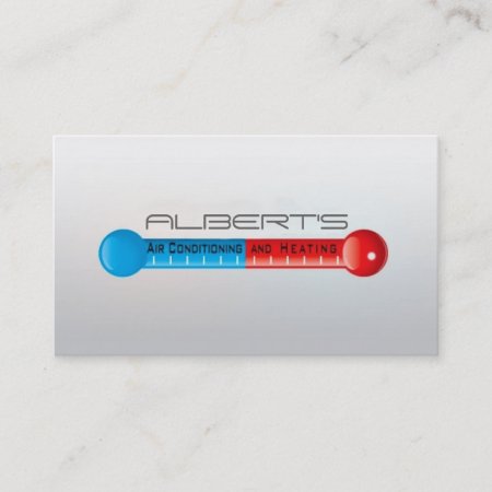 Heating And Air Conditioning Business Card