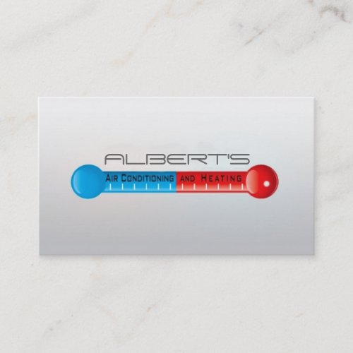 Heating and Air Conditioning Business Card