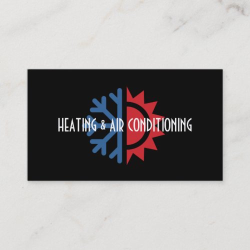 Heating and Air Conditioning Business Card