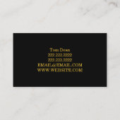 Heating and Air Conditioning Cooling Business Card (Back)
