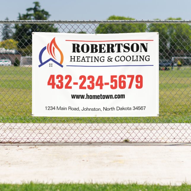Heating and Cooling HVAC Banner (Insitu)