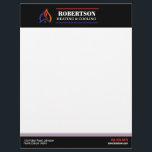 Heating and Cooling HVAC Letterhead<br><div class="desc">Professional heating and cooling HVAC service letterhead with your personalized text,  change the text yourself when ordering. Keep the existing graphic or replace with your own logo</div>
