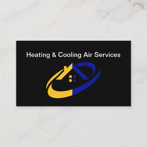 Heating  Cooling Air Conditioning Business Cards