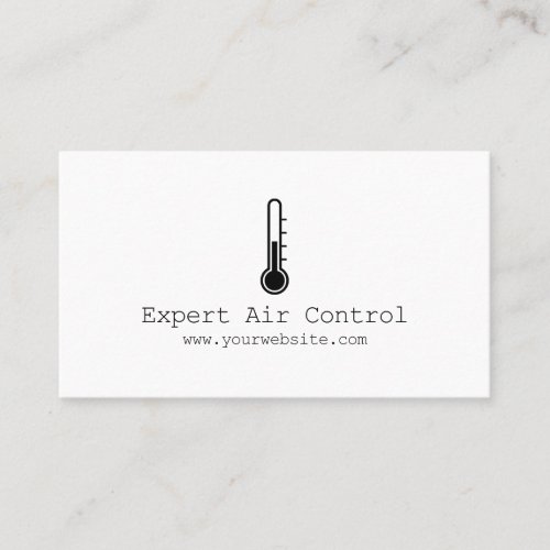 Heating  Cooling  Air Conditioning HVAC Business Business Card