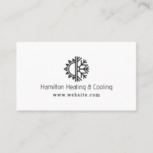 Heating & Cooling Business Card