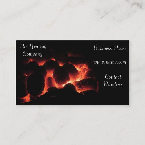 Heating  Cooling Business Card