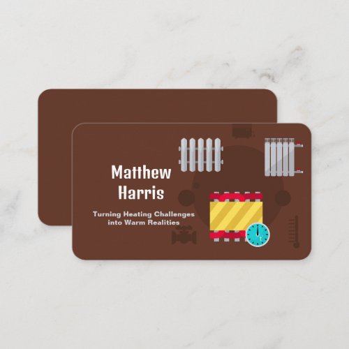 Heating Engineer Business Card