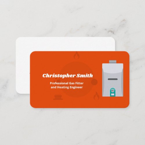 Heating Engineer Business Card