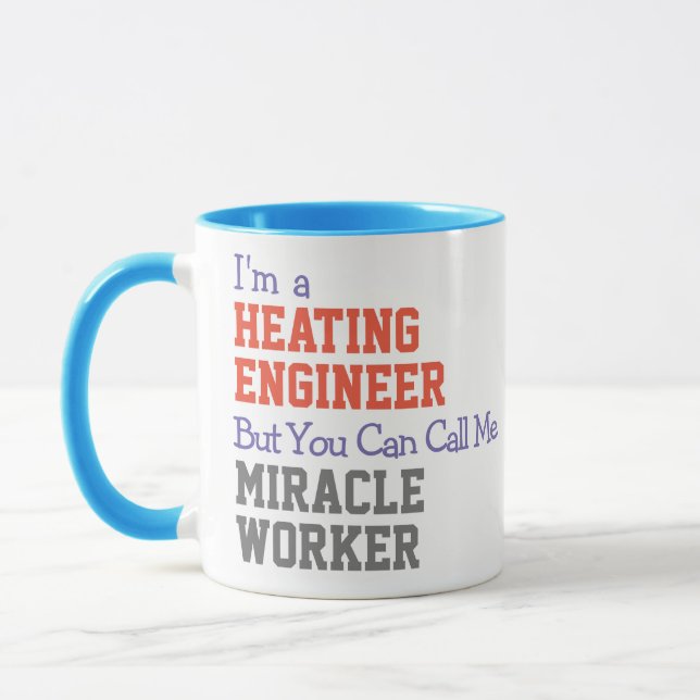 Heating Engineer Miracle Worker Mug (Left)