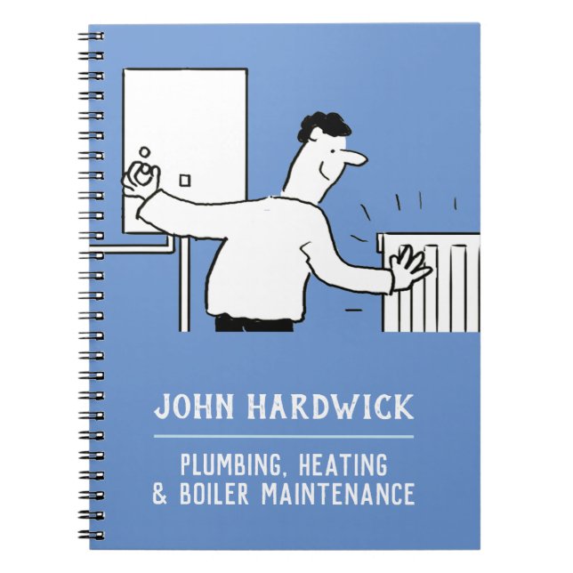 Heating, Plumbing & Boiler Maintenance Notebook (Front)
