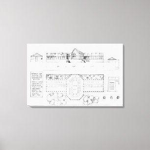Heating system for a Hothouse, Conservatory and Gr Canvas Print