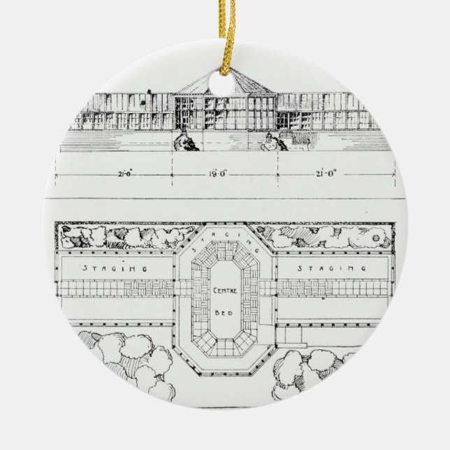 Heating system for a Hothouse, Conservatory and Gr Ceramic Ornament (Front)