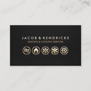 Heating Ventilation Air Conditioning Business Card by businesscardsstore at Zazzle