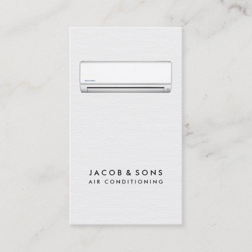 Heating Ventilation Air Conditioning HVAC Business Card