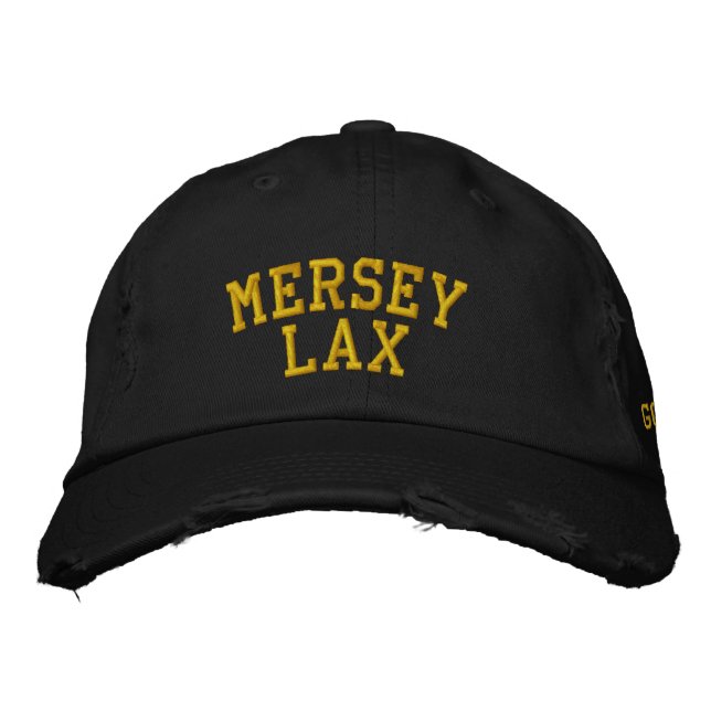 Heaton Mersey Lax Embroidered Baseball Cap (Front)