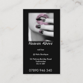 heaven above business card