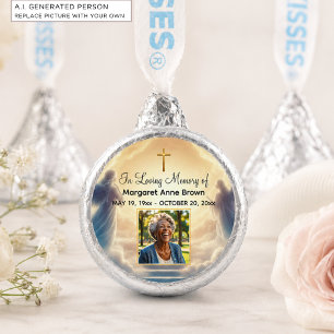 Heaven and Angels Celebration Of Life Photo Hershey®'s Kisses®