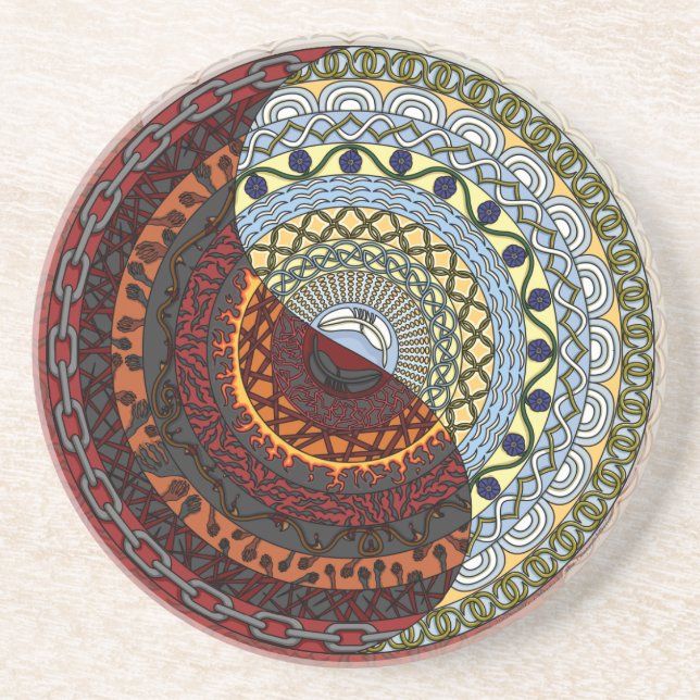 Heaven and Hell Coaster (Front)