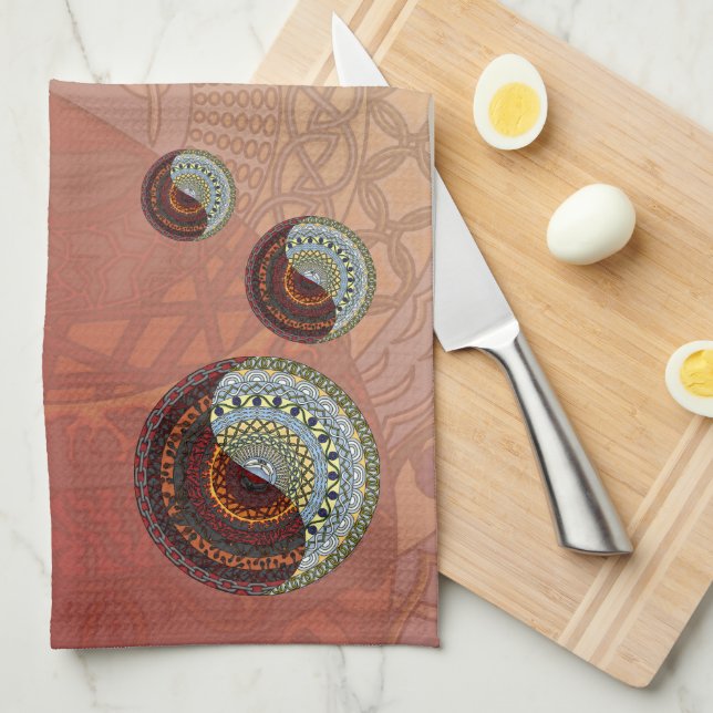 Heaven and Hell Hand Towel (Quarter Fold)