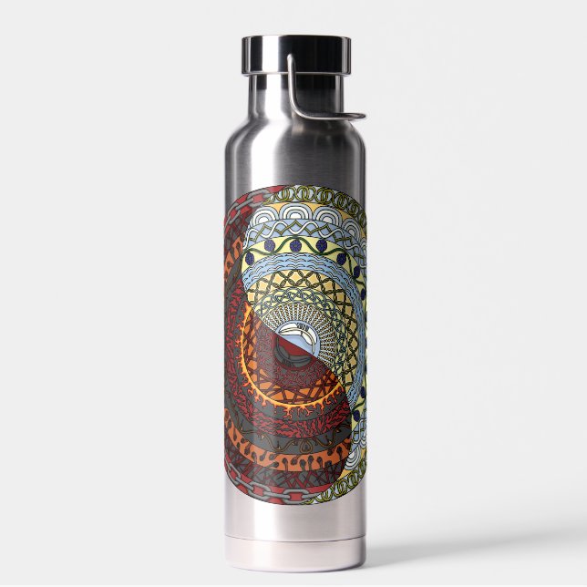 Heaven and Hell Water Bottle (Left)