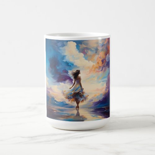 Heaven and Memories Decided Woman Coffee Mug