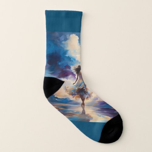 Heaven and Memories Decided Woman Socks