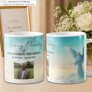 Heaven Angels Celebration Of Life Photo Coffee Mug