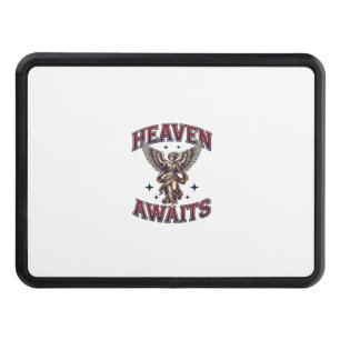 Heaven Awaits Gothic Angel Vintage Engraving Shirt Hitch Cover