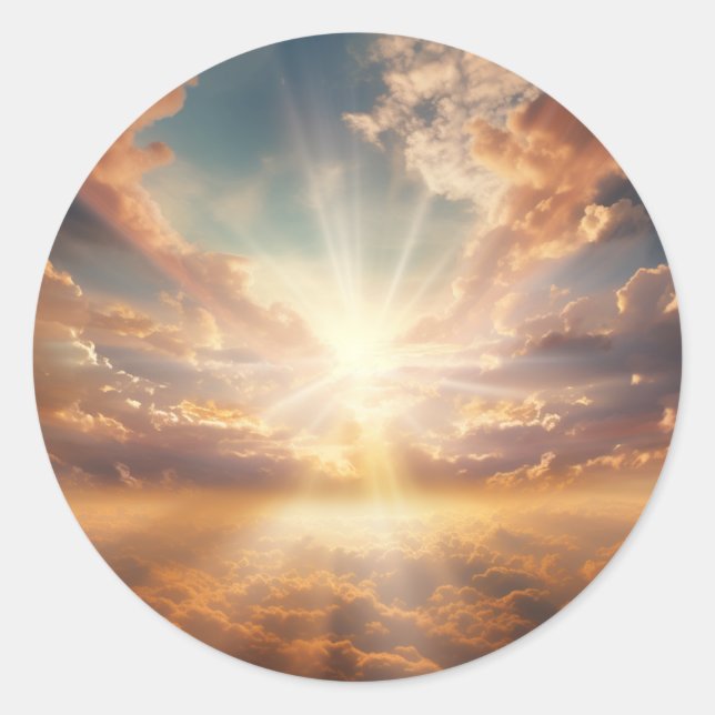 Heaven Classic Round Sticker (Front)