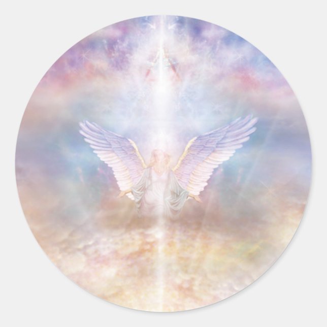 Heaven Classic Round Sticker (Front)