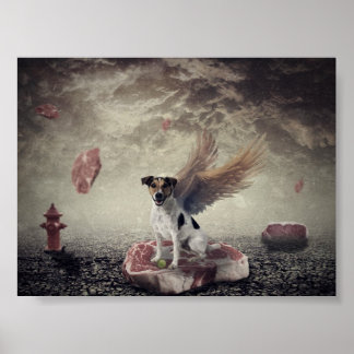 heaven for dog poster