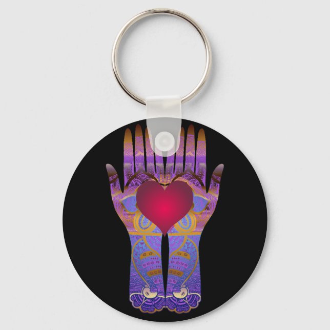 Heaven Hands Keychain (Front)