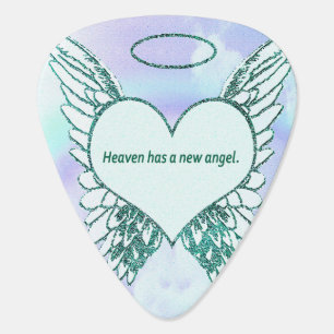 Heaven has a New Angel Guitar Pick