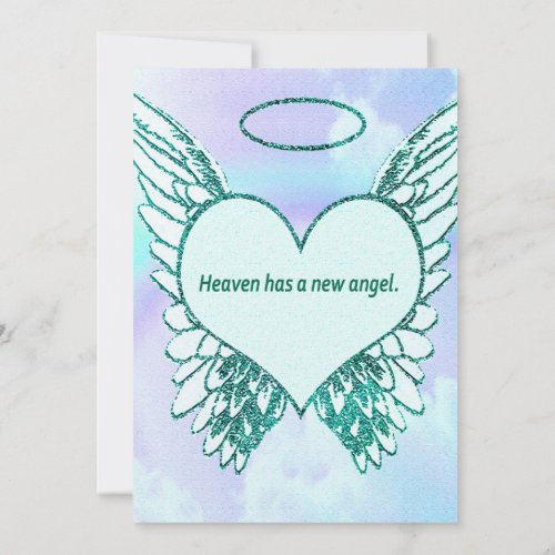 Heaven has a New Angel Invitation