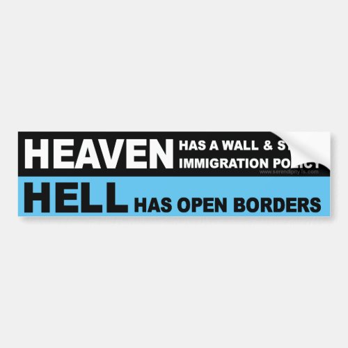 Heaven Has a Wall Bumper Sticker