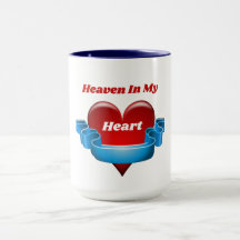Heaven In My Heart Two Tone Coffee Mug
