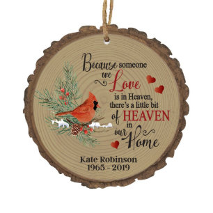 Heaven In Our Home Memorial Christmas Ornament