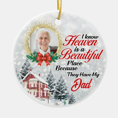 Heaven is a Beautiful Place Round Ornament Bundle 