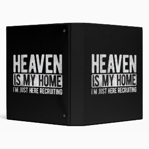 Heaven is My Home Christian Religious Jesus 3 Ring Binder