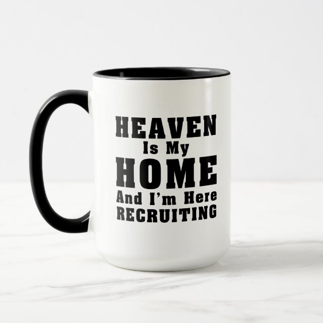 Heaven Is My Home Mug (Left)
