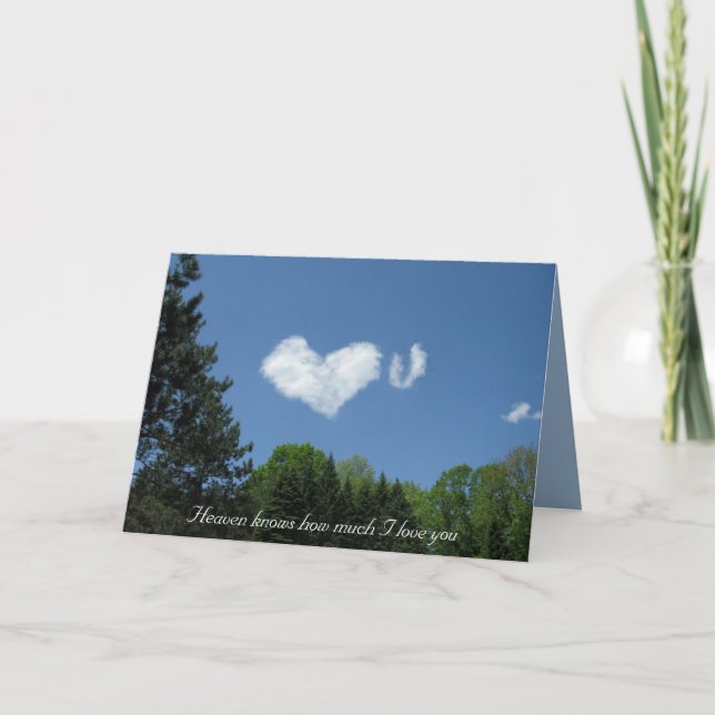 Heaven knows how much I love you Card (Front)