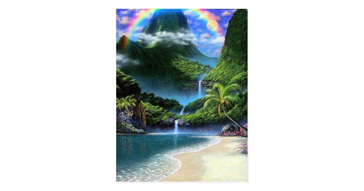 heaven lrg rainbow 2 postcard | Zazzle.com