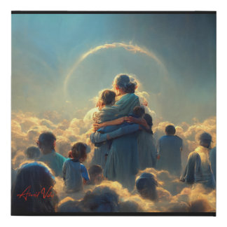 Heaven Meeting - Faux Canvas Print