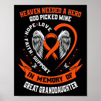Heaven Needed a Hero God Picked Great Granddaughte Poster