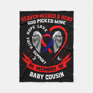 Heaven Needed A Hero God Picked My By Fleece Blanket